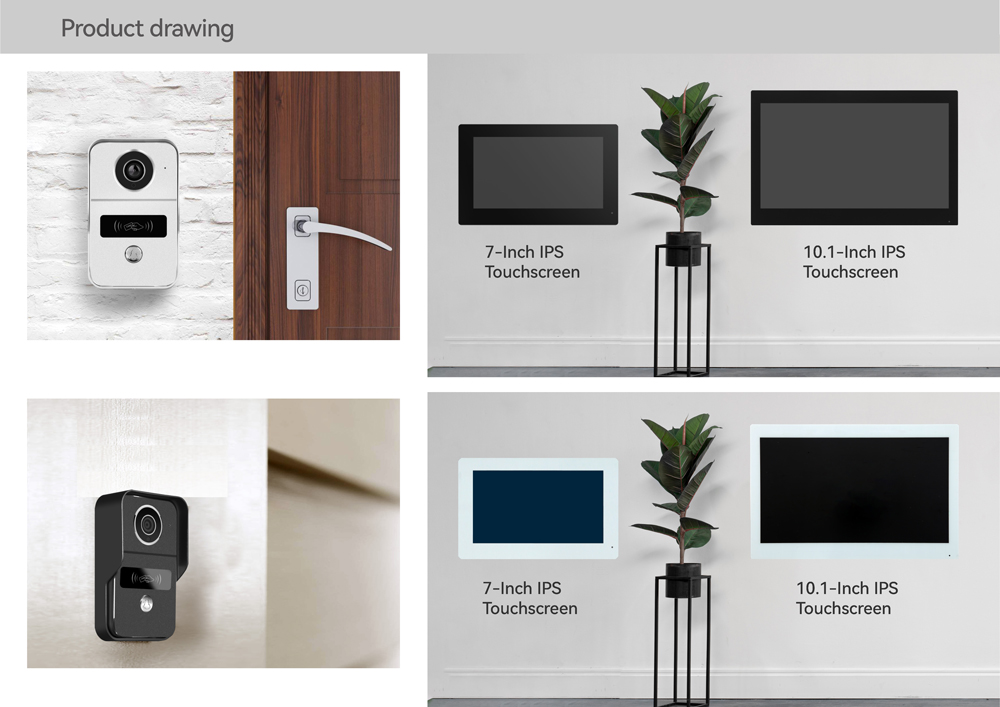Home Cinema Wall Panels - Pour ajouter 1 écran LCD TUYA
