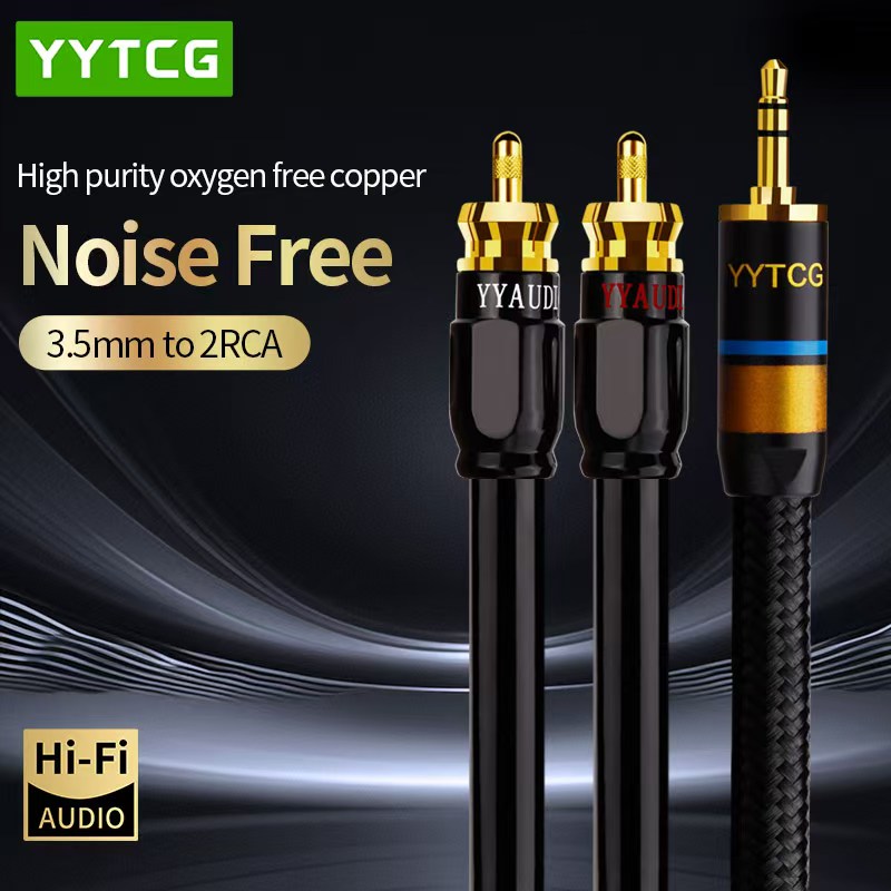 Home Cinema Pc - YYTCG câble RCA HiFi stéréo 3.5mm