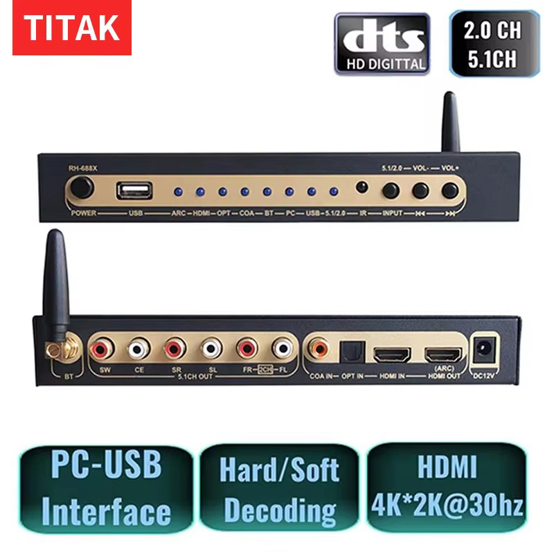 Home Cinema Pc - Extracteur Audio compatible HDMI DTS Audio