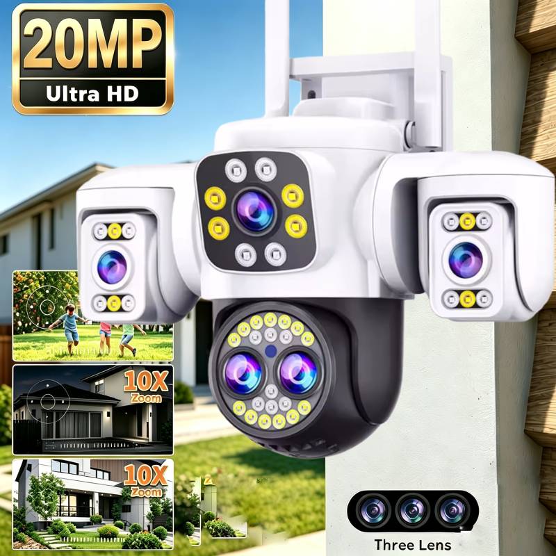 Home Cinema Wall Panels - Caméra de surveillance Wi-Fi 20MP à