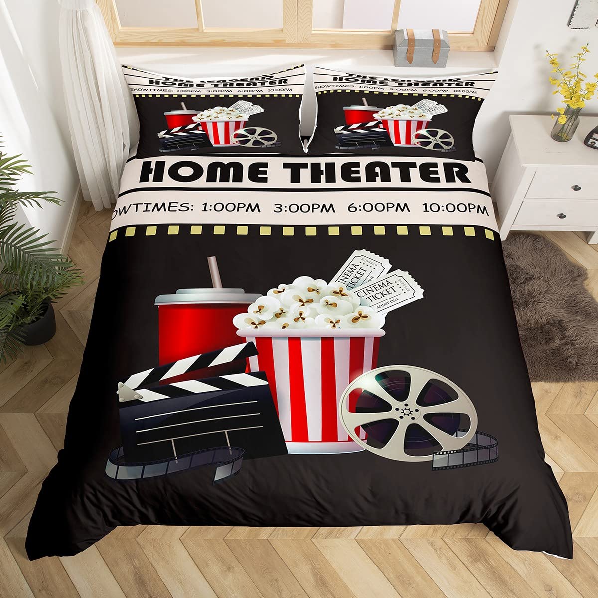 Home Cinema Kids - Housse de couette vintage sur le