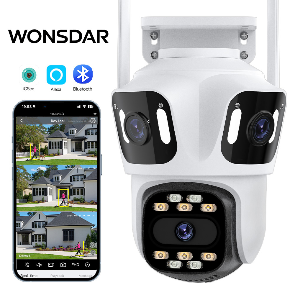 Home Cinema Wall Panels - Caméra IP WiFi WONSDAR à trois