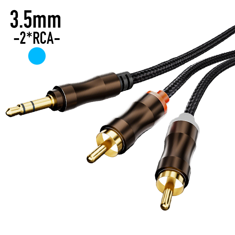 Home Cinema Pc - Câble audio RCA vers Jack 3,5