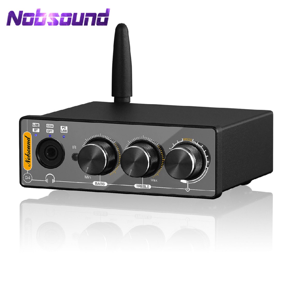 Home Cinema Receiver - Nobsound-Mini convertisseur numérique-analogique Q4, récepteur Bluetooth