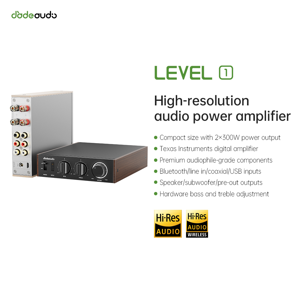 Home Cinema Unit - Amplificateur HiFi Bluetooth LDAC de bureau