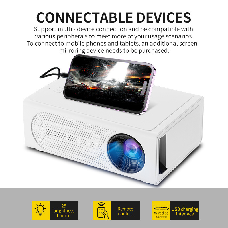 Mini projecteur portable 1080P - Home Cinema Kids avis et prix