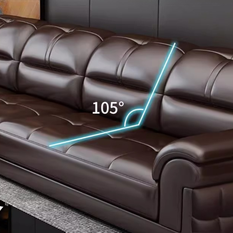 Canapés de luxe en cuir vérita - Home Cinema In Small Room avis et prix