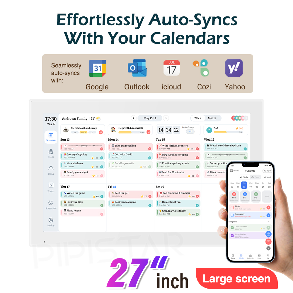 Calendrier numérique intellige - Home Cinema Wall Panels avis et prix