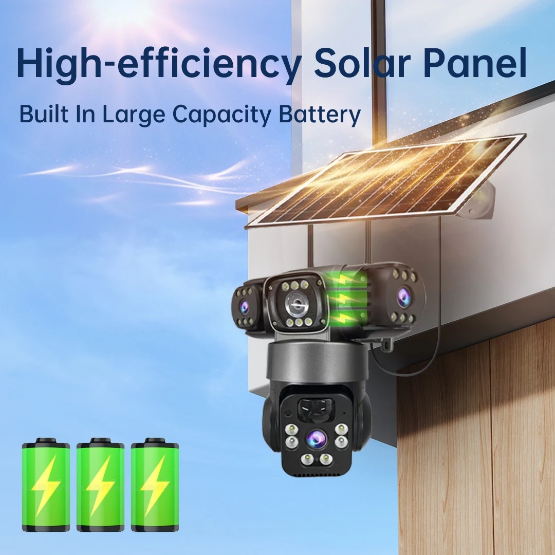 Caméra solaire 15MP V380 Pro p - Home Cinema Wall Panels avis et prix