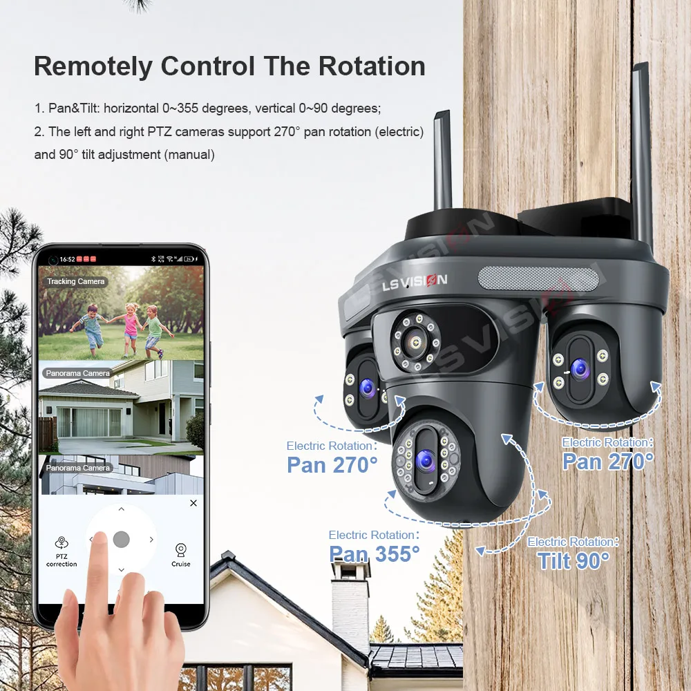 LS VISION Triple Écrans Caméra - Home Cinema Wall Panels avis et prix