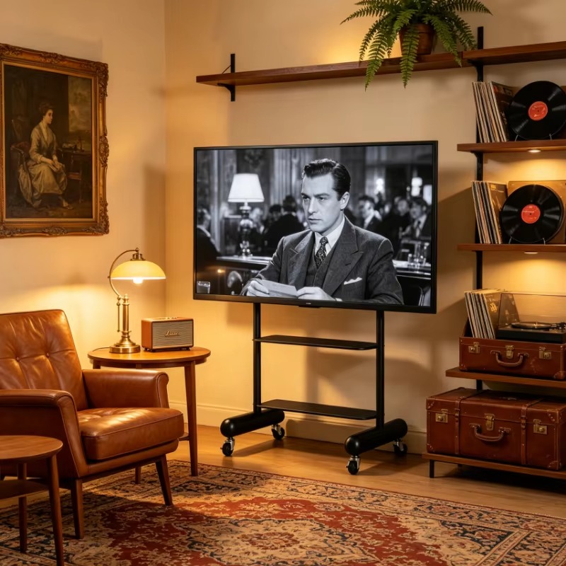 Support TV mobile pour petits  - Home Cinema In Small Room avis et prix