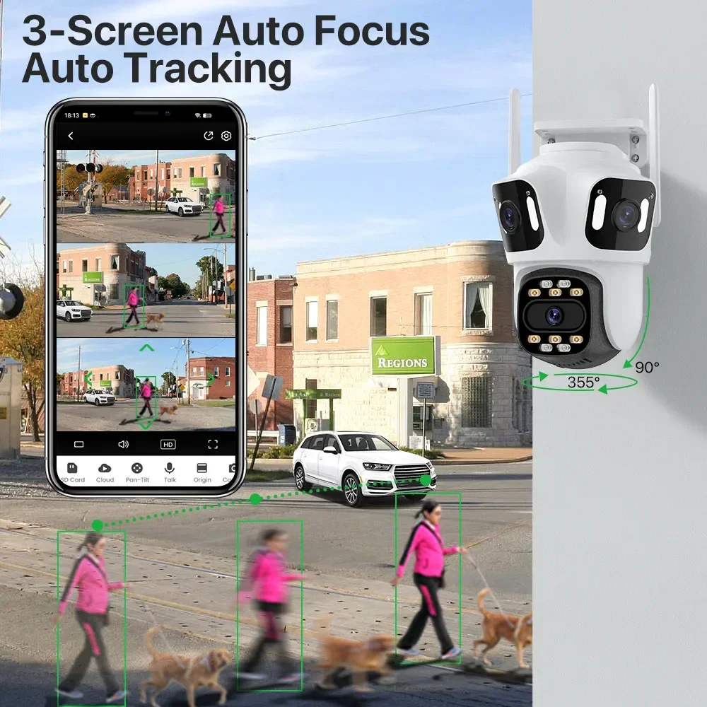 Caméra IP WiFi WONSDAR à trois - Home Cinema Wall Panels avis et prix
