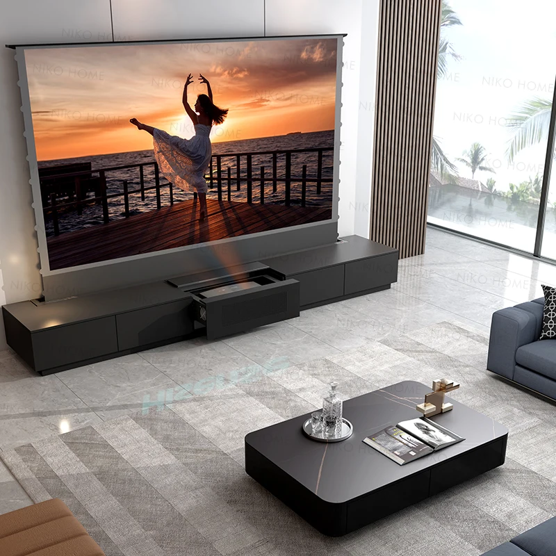 Meuble intégré invisible pour  - Home Cinema Hisense avis et prix