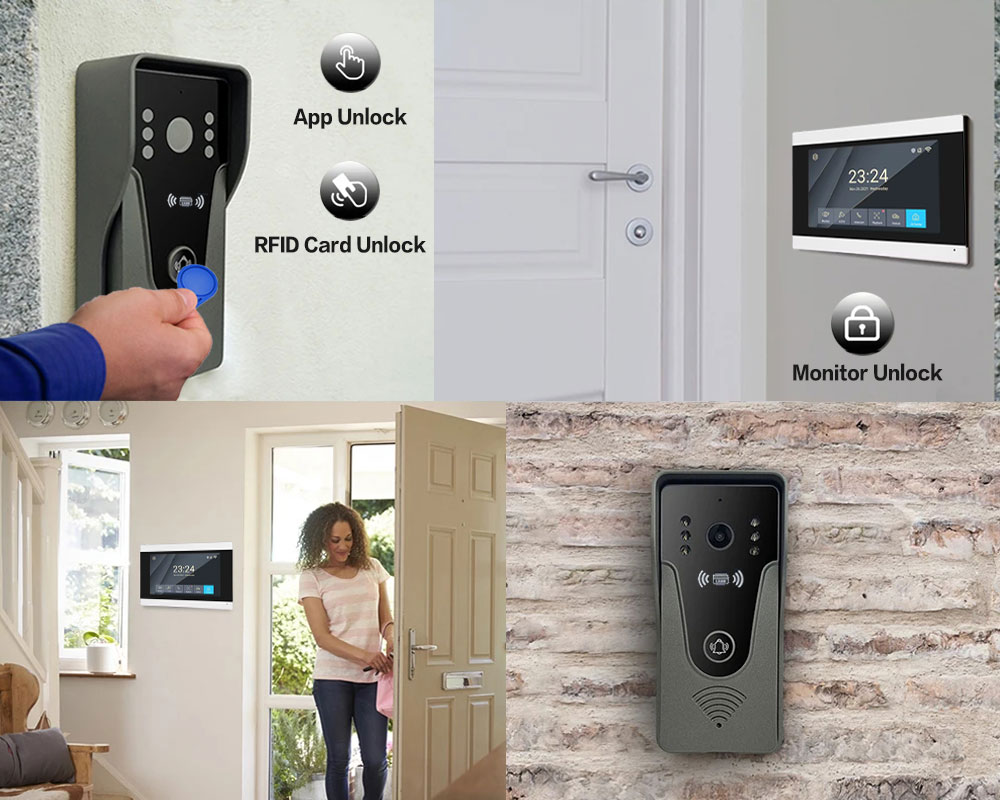 Tuya-Sonnette vidéo sans fil à - Home Cinema Wall Panels avis et prix