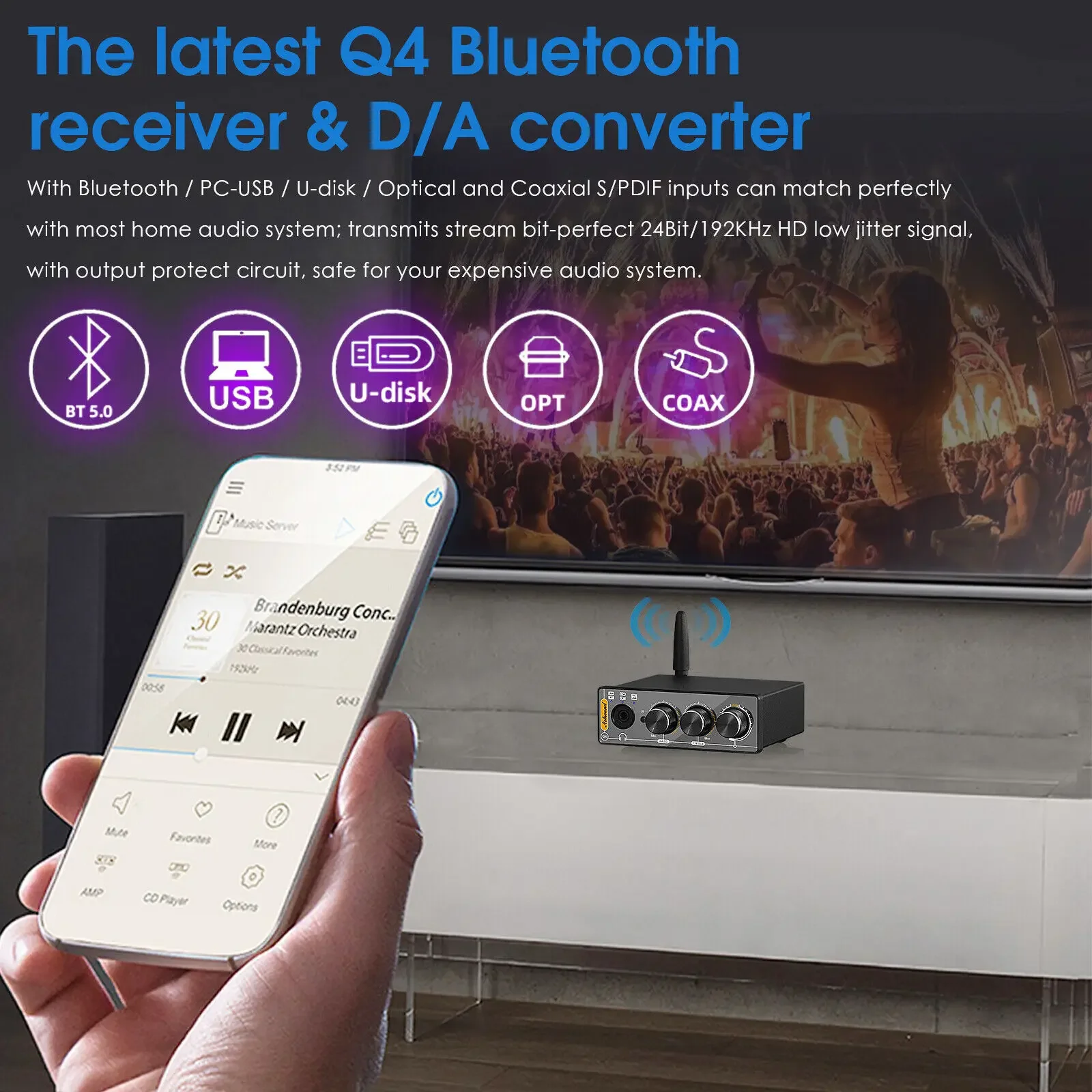 Nobsound-Mini convertisseur nu - Home Cinema Receiver avis et prix